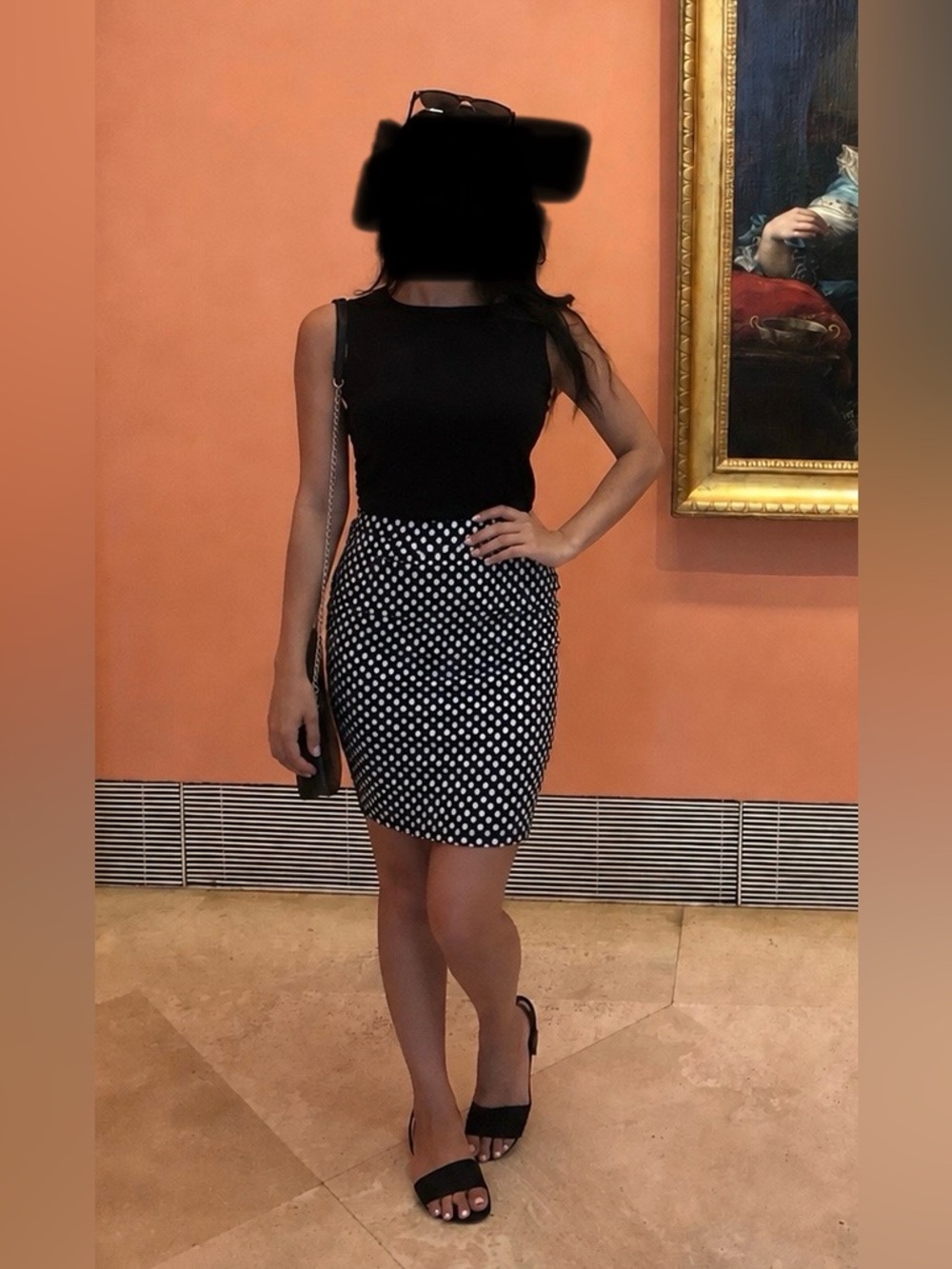 Polka Dot Mini Skirt - XS